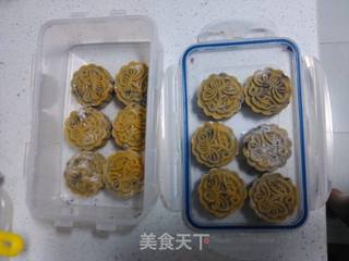 中秋热身之紫薯月饼---健康低卡的做法步骤:5