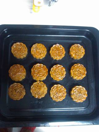 中秋热身之紫薯月饼---健康低卡的做法步骤:9
