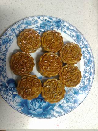 中秋热身之紫薯月饼---健康低卡的做法步骤:11