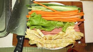 紫菜包饭的做法步骤:2