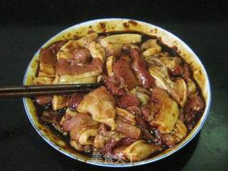 酱香杏鲍菇烤五花肉的做法步骤:4