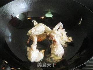 梭子蟹肉末粉丝煲的做法步骤:4