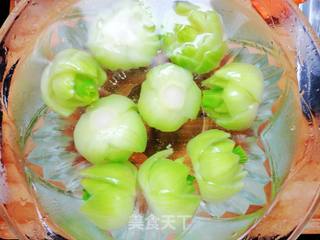 张炎家创意菜之一------浇汁青菜花的做法步骤:7