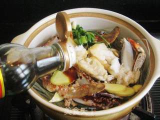 梭子蟹肉末粉丝煲的做法步骤:11