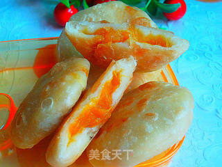 南瓜泥烧饼的做法步骤:13
