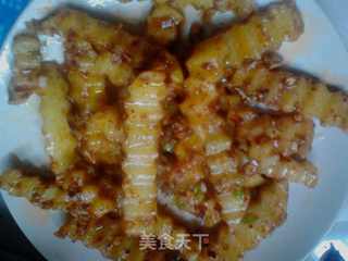 麻辣洋芋条的做法步骤:6