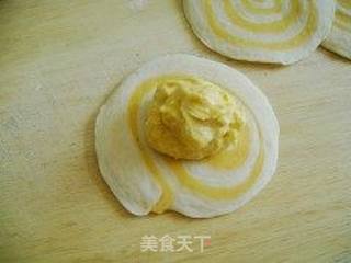 花样南瓜奶黄包的做法步骤:15