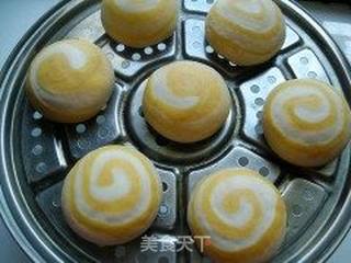 花样南瓜奶黄包的做法步骤:17
