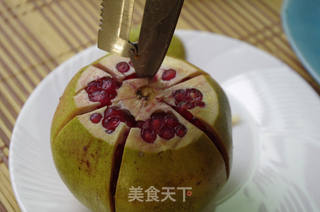 石榴剥皮方法的做法步骤:4