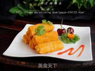 换个方式吃烤鸭-----【脆皮烤鸭卷】的做法步骤:21
