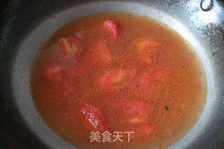 番茄蛋汤的做法步骤:6