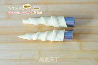 美味的淇淋筒——羊角酥的做法步骤:9