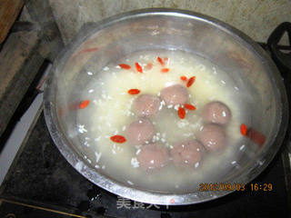 酒酿黑豆圆的做法步骤:13