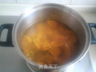 桂花南瓜甜汤配冰淇淋的做法步骤:3