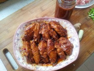 蒜蓉辣酱鸡翅的做法步骤:7