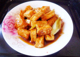葱烧豆腐的做法步骤:11