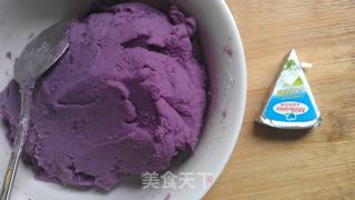 奶香紫薯饼的做法步骤：7