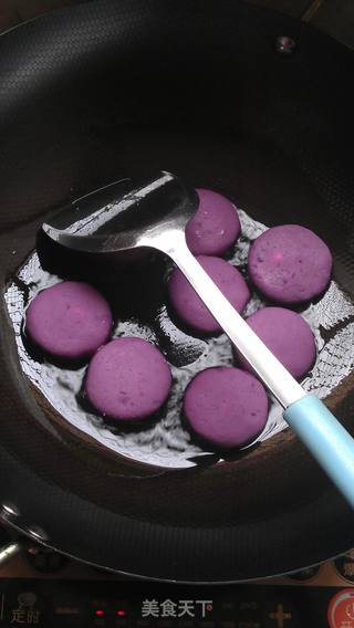 奶香紫薯饼的做法步骤：11