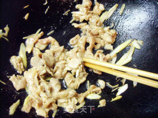 肉炒青椒土豆片的做法步骤：6