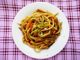 简单方便的快捷面食之------时蔬炒乌冬的做法步骤:9