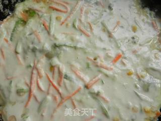 蔬菜玉米饼的做法步骤:5