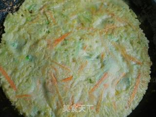 蔬菜玉米饼的做法步骤:6
