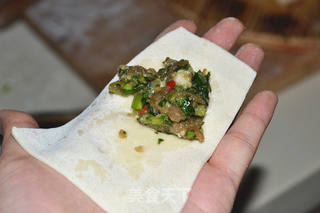 茼蒿鲜肉大馄饨的做法步骤:16