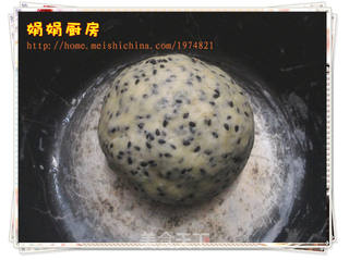 第一次做的饼干-----奶香黑芝麻饼干~的做法步骤:8