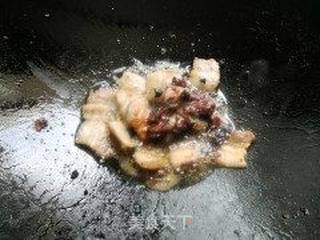 回锅肉炒拉面的做法步骤:7