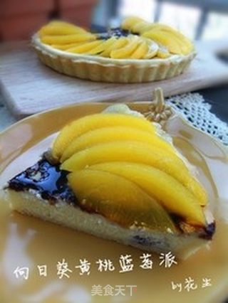 向日葵黄桃派的做法步骤:8