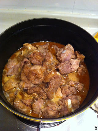 酱香味浓郁、肉嫩多汁的排骨做法——【沙茶排骨】的做法步骤:5