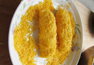 {金黄土豆指}(Croquette Potato)的做法步骤:9