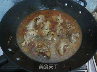 香辣酱鸡头的做法步骤:7
