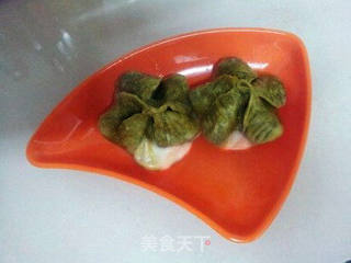 翡翠青菜包的做法步骤:17