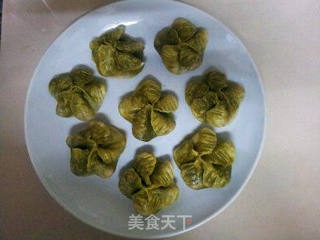 翡翠青菜包的做法步骤:16