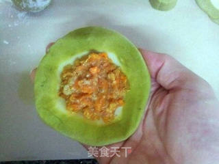 翡翠青菜包的做法步骤:11