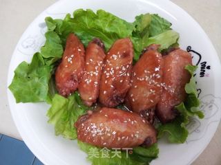 简单易做,超级好吃——蜜汁叉烧翅的做法步骤:14