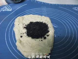 黑芝麻土司的做法步骤:6
