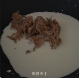 吞拿鱼奶油意面的做法步骤：5