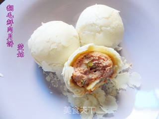 翻毛鲜肉月饼的做法步骤:20