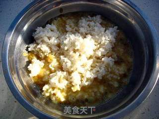 剩米饭的春天【榨菜米饼】的做法步骤:4