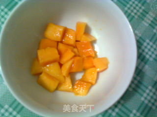椰汁芒果西米露的做法步骤:3