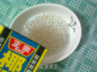椰汁芒果西米露的做法步骤:10