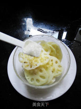 凉拌姜末藕片的做法步骤:10