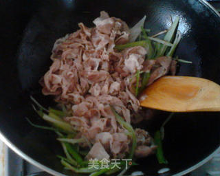 简易葱爆羊肉的做法步骤:5