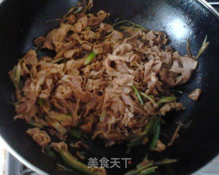 简易葱爆羊肉的做法步骤:6