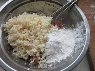 莲藕肉丸的做法步骤:6