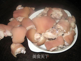 花生猪手煲的做法步骤:4