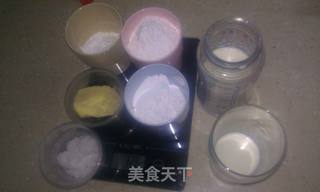 色彩缤纷冰皮月饼的做法步骤:2