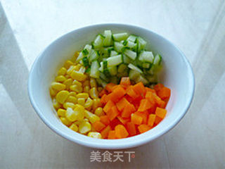 彩蔬蒸蛋的做法步骤:5